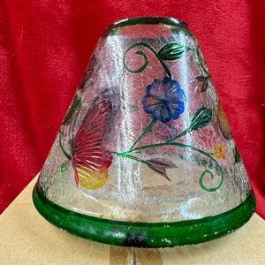 Lamp shade candle topper